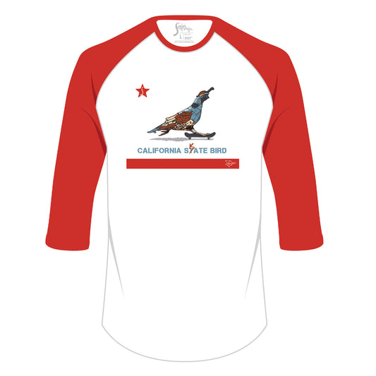California Skate Bird - 3/4 Length Shirt