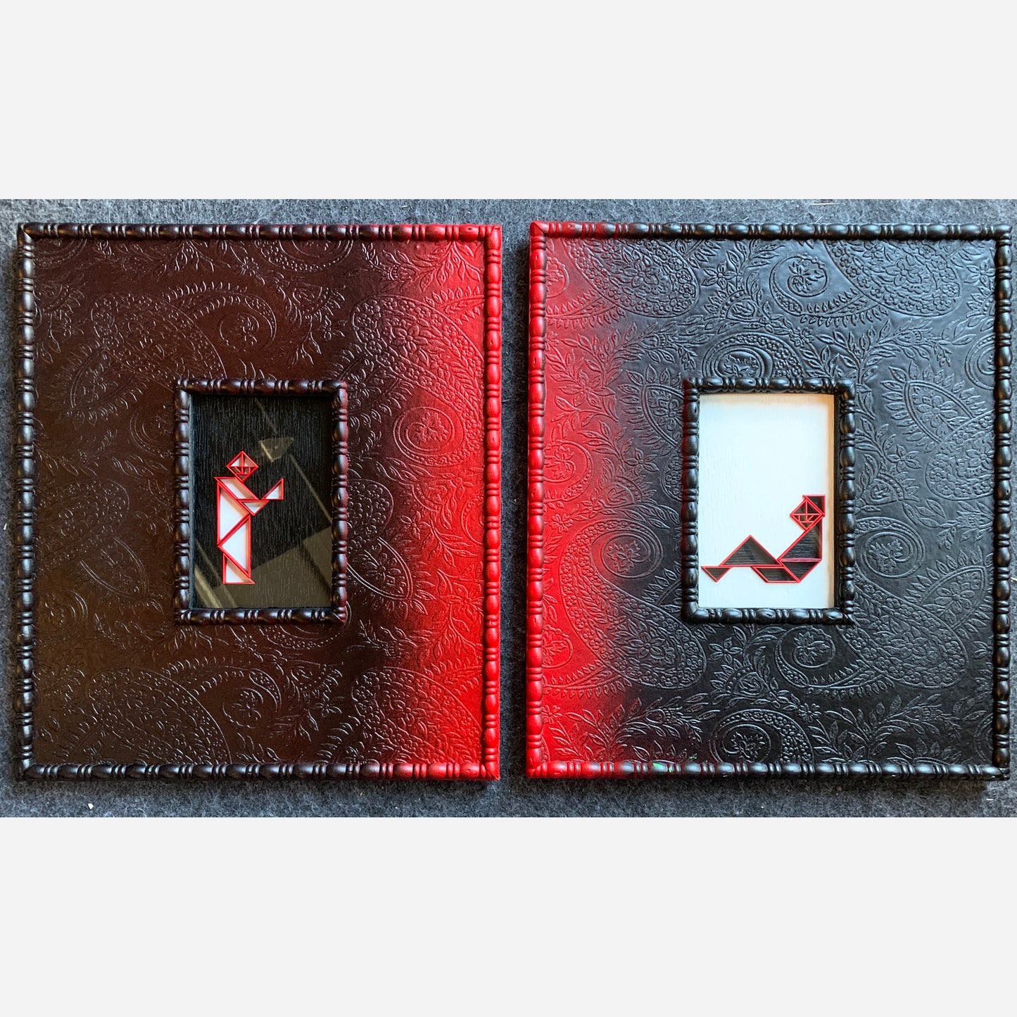 Light to Dark - Diptych